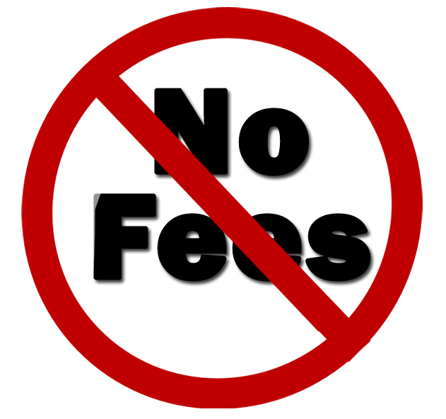x   «no fees»